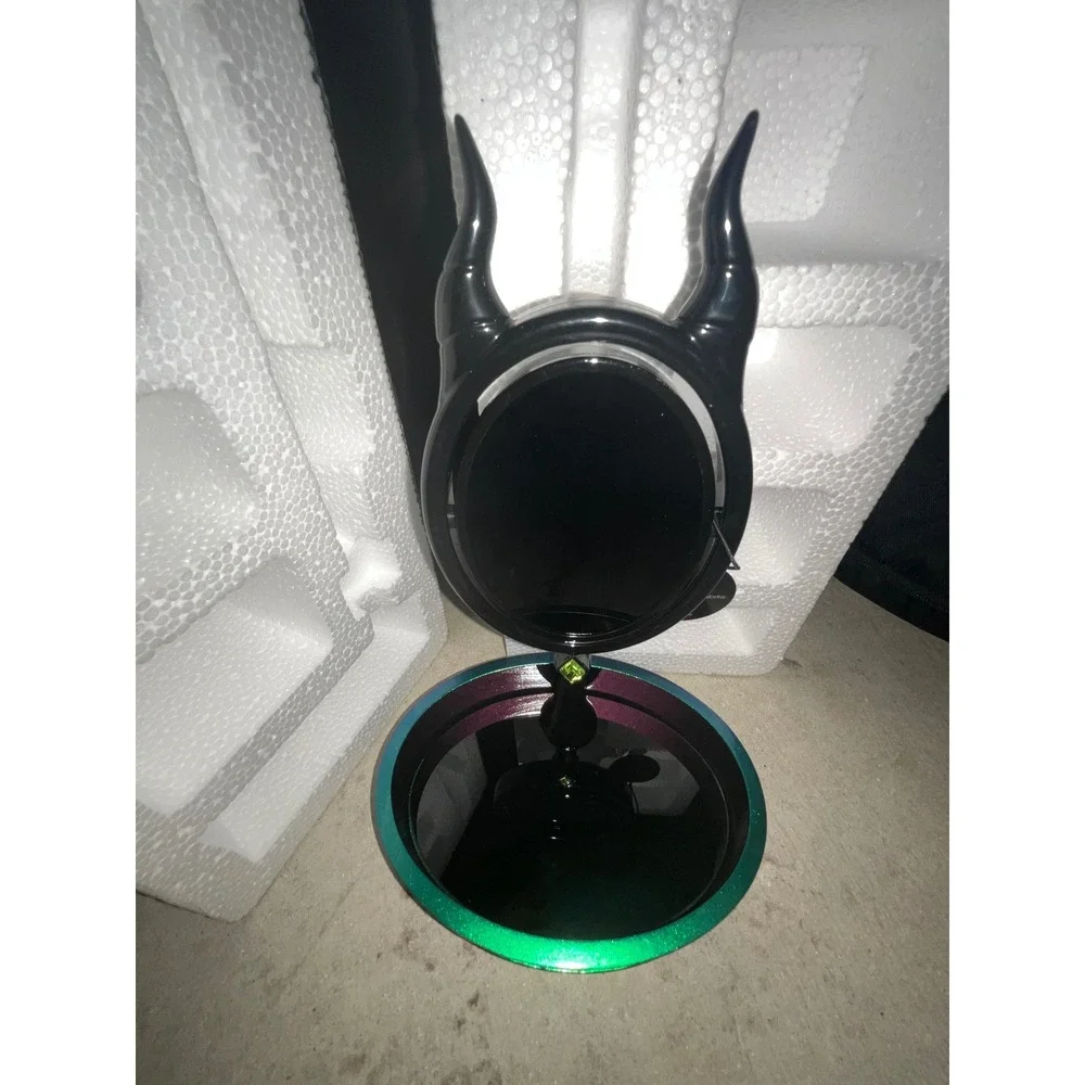 Bath and Body Works Vanity Mirror Disney Maleficent Horns Iridescent Dragon